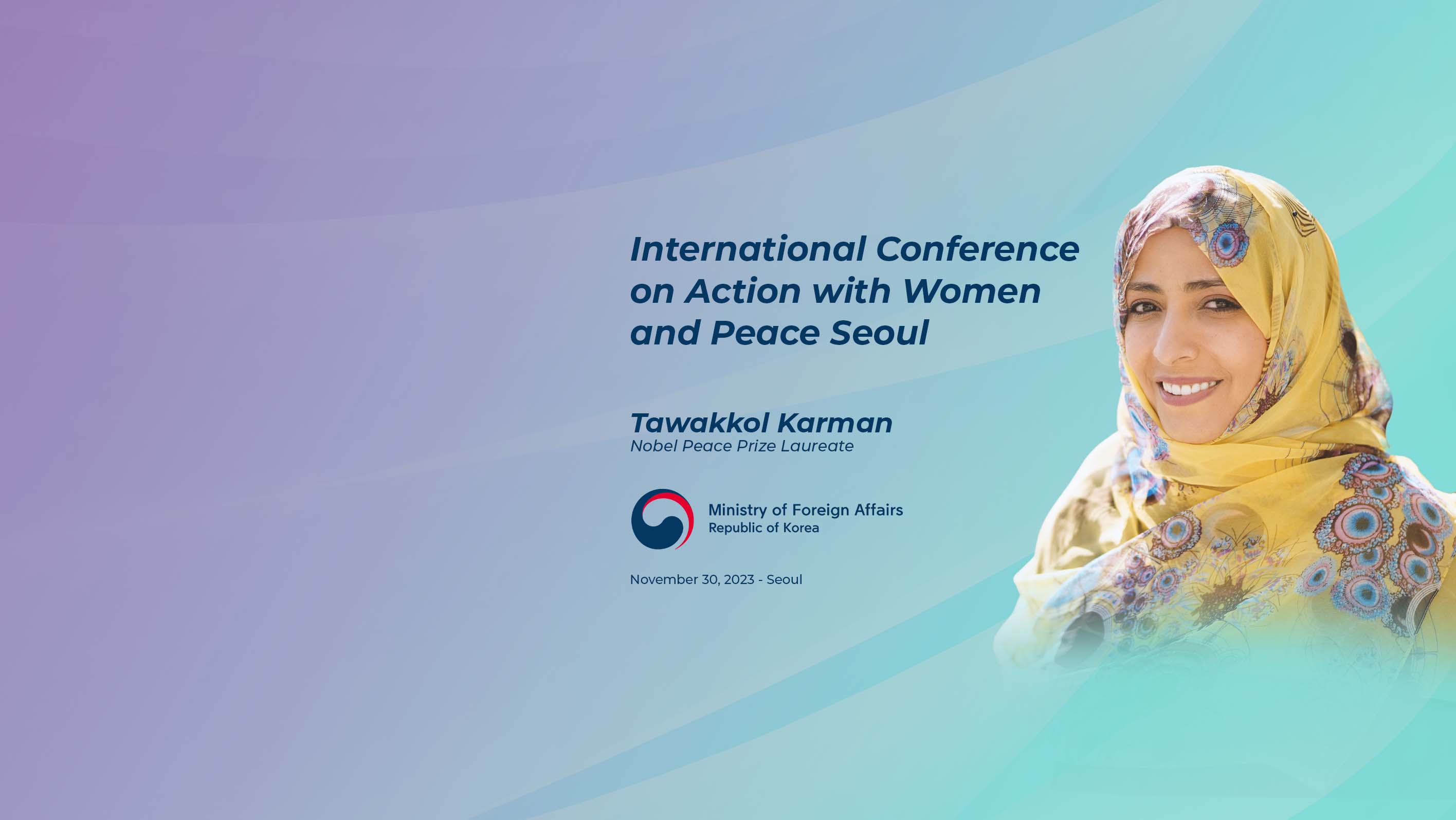 Empowering women for peace: Tawakkol Karman to attend fifth international conference in Seoul